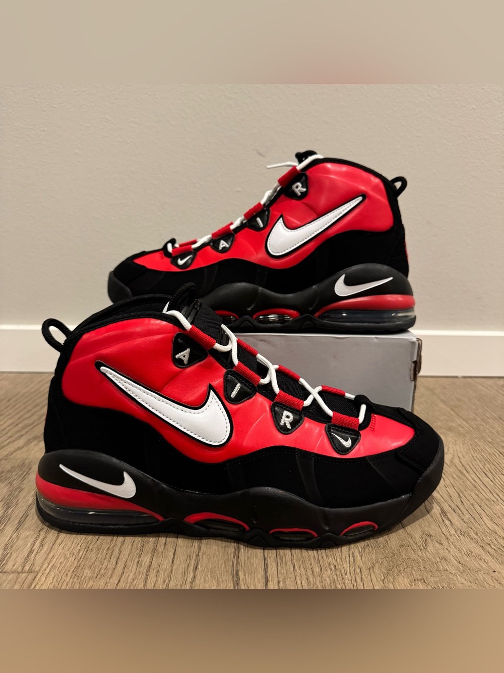 Nike Air Max Uptempo 95 Bulls Red Black